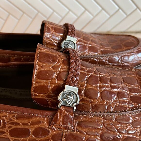 Stacy Adams BELLUCCI  Leather Sole Moc Toe Bit Slip On - Picture 6 of 7